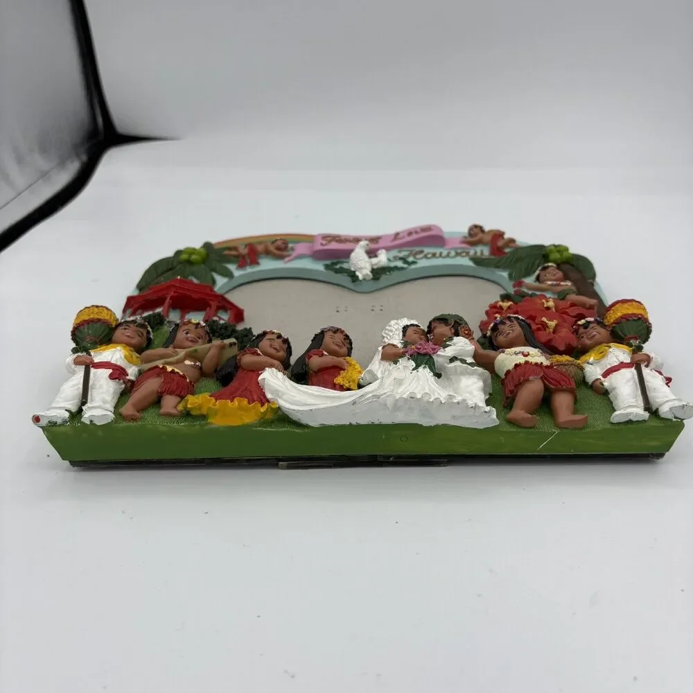 MTA Hawaii 3D Picture Photo Frame Wedding Forever Love Native People‎ Bride F1